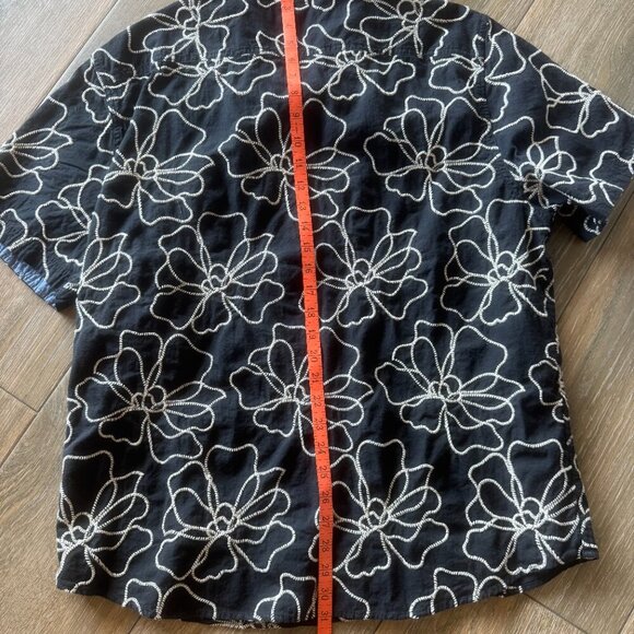 Flag & Anthem mens short sleeve, all cotton, embroidered casual shirt size XL - Picture 7 of 9